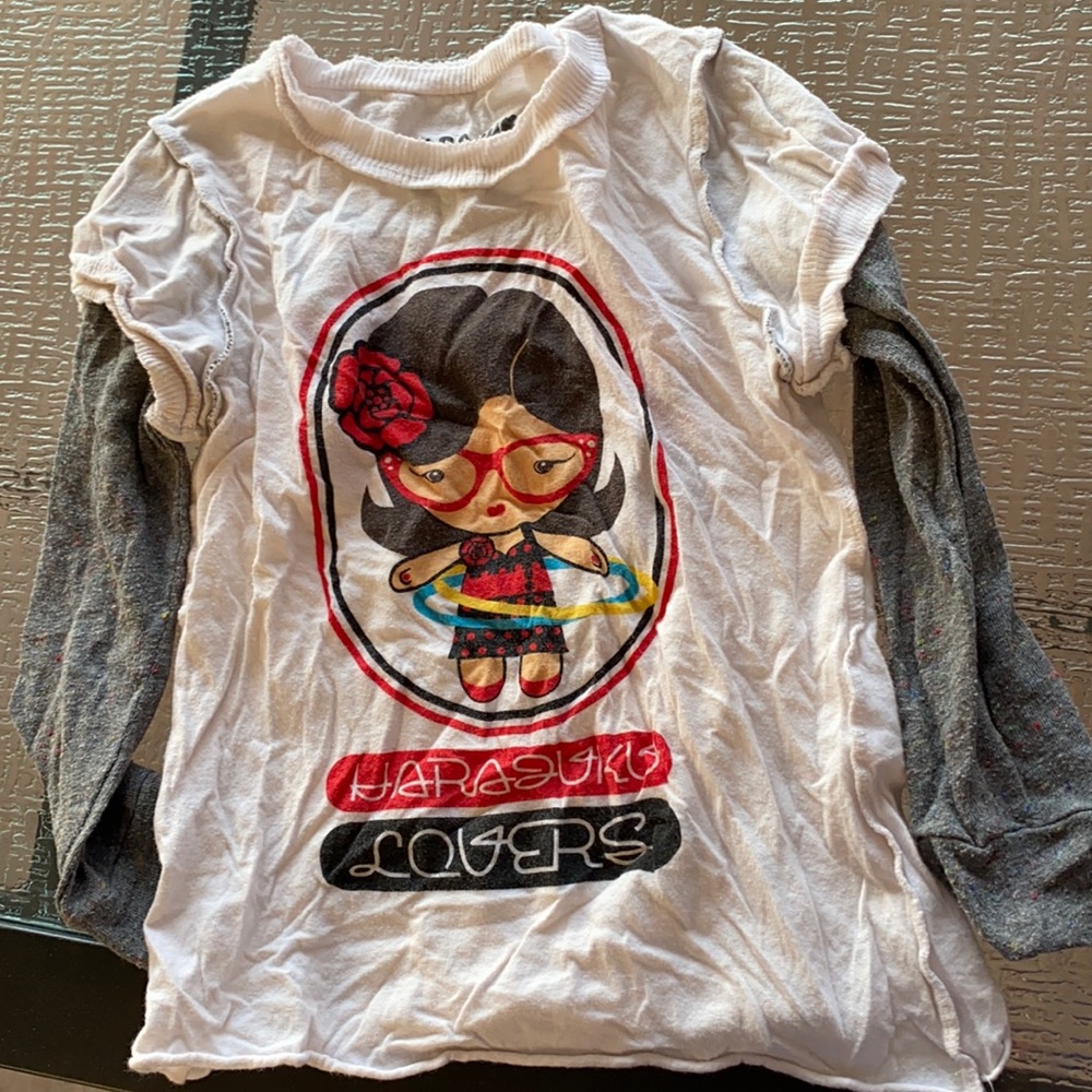 Harajuku lovers long sleeve top size 4T